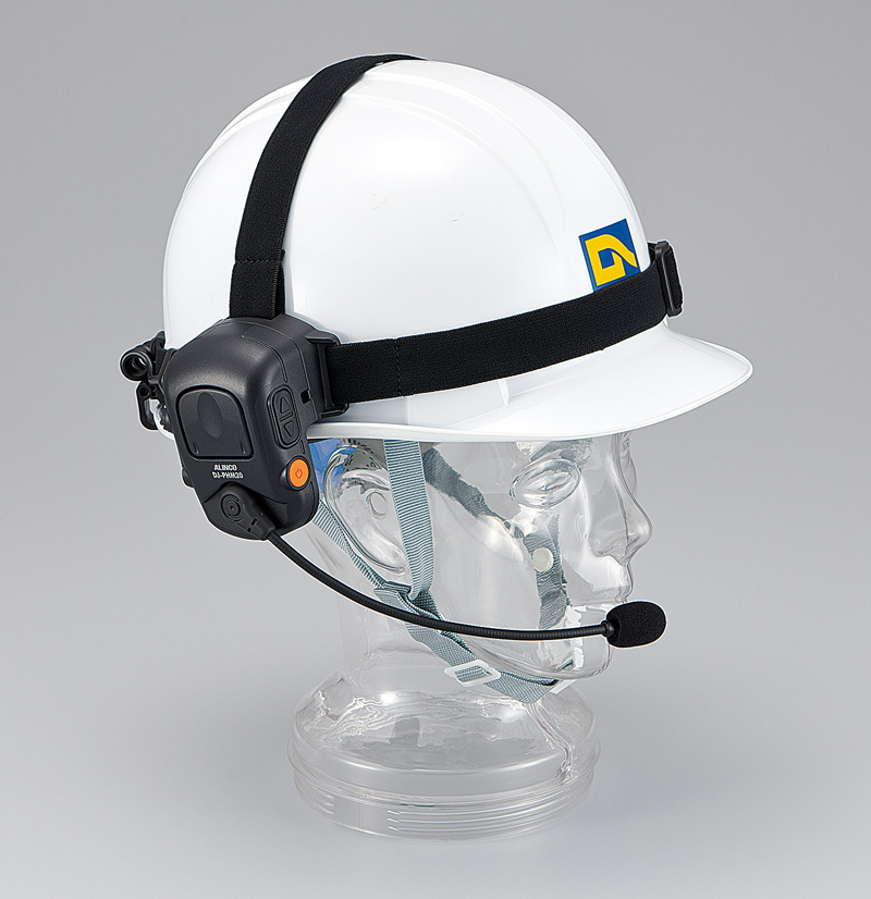 ヘルメット/作業帽用ヘッドセット型　特定小電力トランシーバー　DJ-PHM20
