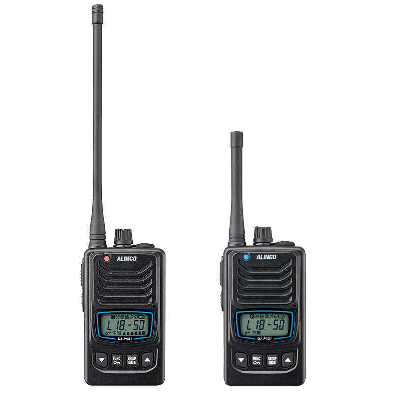 Bluetooth 対応特定小電力トランシーバー交互・中継通話　DJ-P421A/DJ-P422B-Tシリーズ